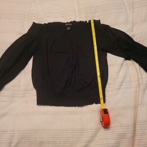 Black Off-Shoulder Top